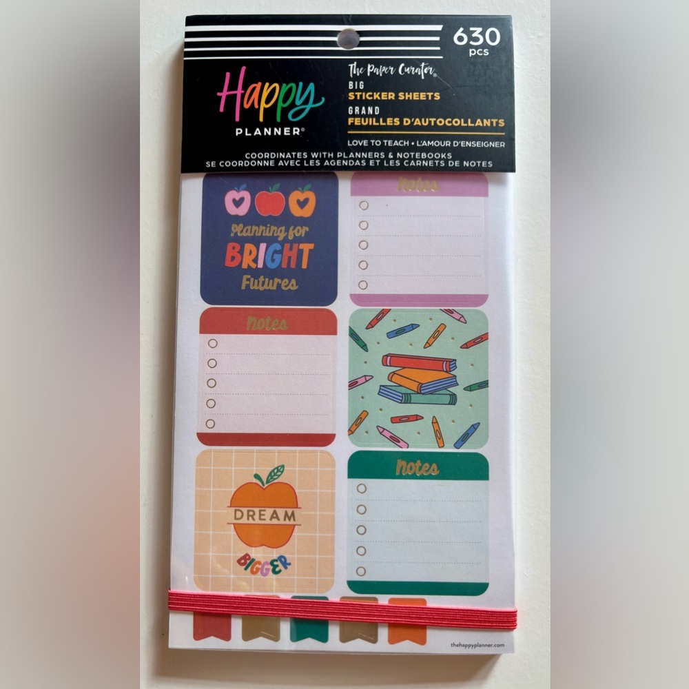 Happy Planner - The Paper Curator - Big stickers - Sticker book